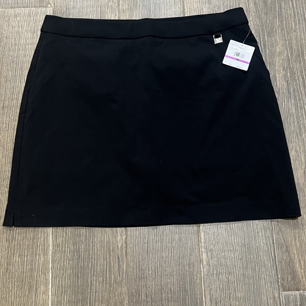 Rafaella Black Mini Skort